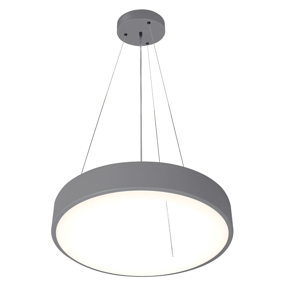 pendul lind led 60w 60cm 4000k ip20, gri, erste